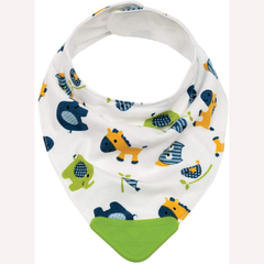 BANDANA BABY ZOO COM MORDEDOR VERDE - BUBA