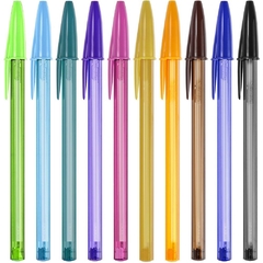 CANETA ESFEROGRAFICA BIC FASHION 10 CORES 1.2mm - Mei-Mei Papelaria - Sempre Presente com Você