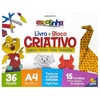 LIVRO + BLOCO CRIATIVO ORIGAMI ESCOLINHA - TODOLIVRO