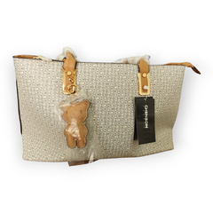 BOLSA DE OMBRO ELEGANTE BEGE - CHENSON - comprar online