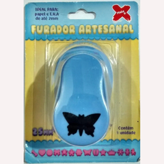 FURADOR ARTESANAL DE E.V.A 25CM BORBOLETA MAKE+