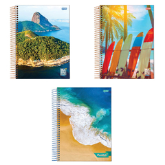 CADERNO ESPIRAL UNIVERSITARIO 10x1 200 FOLHAS BRASILIDADE