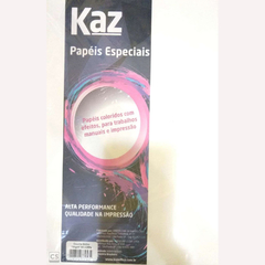 PAPEL COUCHE BRILHO 170G A4 COM 25 FOLHAS KAZ