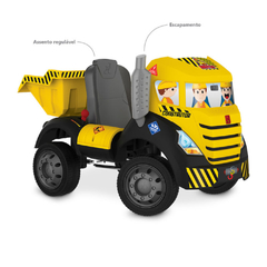 MINI CAMINHÃO A PEDAL BRUTUS CONSTRUTOR - BANDEIRANTE - comprar online