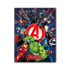 CADERNO BROCHURA UNIVERSITARIO AVENGERS 80F - TILIBRA - Mei-Mei Papelaria - Sempre Presente com Você