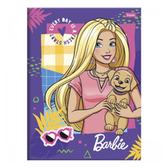 CADERNO BROCHURAO 1X1 80F BARBIE - FORONI - Mei-Mei Papelaria - Sempre Presente com Você