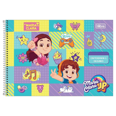 CADERNO DE DESENHO ESPIRAL MARIA CLARA E JP 80FLS - TILIBRA - comprar online