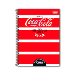 CADERNO ESPIRAL UNIV 10 MATERIAS COCA-COLA 160F - TILIBRA - comprar online