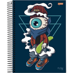 CADERNO 1X1 FLOW 80F SORTIDO - JANDAIA - loja online