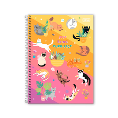 CADERNO ESPIRAL UNIVERSITÁRIO 1 MATÉRIA HUG ME 80F - TILIBRA - comprar online