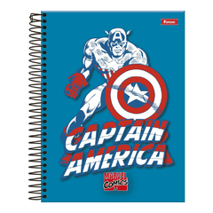 CADERNO COLLEGE 160F 10 MATERIAS MARVEL COMICS - FORONI - Mei-Mei Papelaria - Sempre Presente com Você