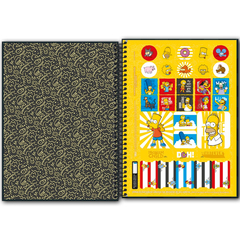 CADERNO ESPIRAL UNIV 1 MATERIA SIMPSONS 80F - TILIBRA - loja online