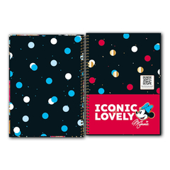 CADERNO ESPIRAL UNIV 10 MATERIAS MINNIE CORE 160F - TILIBRA - loja online