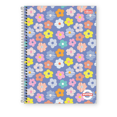 CADERNO COLLEGE ESPIRAL 1 MATERIA PEPPER FEMININO - TILIBRA na internet