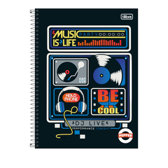 CADERNO ESPIRAL COLLEGE 10 MATERIAS PEPPER MASC - TILIBRA - comprar online