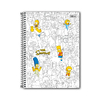 CADERNO ESPIRAL UNIV 10 MATERIAS SIMPSONS 160F - TILIBRA na internet