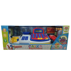 CAIXA REGISTRADORA DE BRINQUEDO AZUL - DM TOYS - comprar online