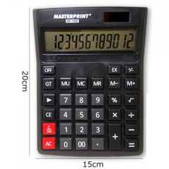 CALCULADORA DE MESA GRANDE MP 1088 12 DIGITOS ESCRITORIO - comprar online