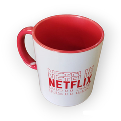 CANECA CERAMICA POP NETFLIX BRAND 350ML - ZONA CRIATIVA na internet