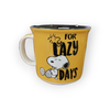 CANECA CERAMICA LAZY SNOOPY 350ML - ZONA CRIATIVA