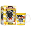 CANECA PORCELANA PREMIUM PETS PUG 280ML - BRASFOOT