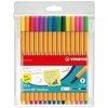 KIT CANETA STABILO POINT 88 FINELINER 0.4MM 15 CORES (5 NEON) na internet