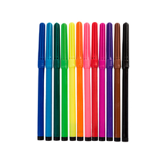 CANETINHA COLORIDA HIDROGRAFICA 12 CORES LEO&LEO - comprar online