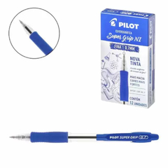 CANETA ESFEROGRAFICA BPS GRIP 0.7 AZUL 12UN - PILOT - comprar online