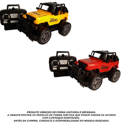 CARRINHO DE CONTROLE REMOTO OFF ROAD EXTREME CORES SORTIDAS