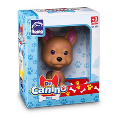 Imagem do DR CANINO PET EM VINIL MARROM 12CM - ROMA