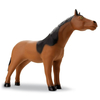 CAVALO DE BRINQUEDO INFANTIL MALHADO FAZENDA - BEE TOYS