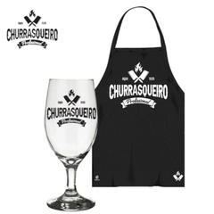 KIT CHURRASQUEIRO PROFISSIONAL TAÇA E AVENTAL - BRASFOOT - comprar online