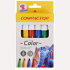 CANETINHA HIDROGRAFICA COMPACTOR COLOR JUMBO 6 CORES - comprar online