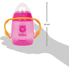 COPINHO DE TREINAMENTO COM ALÇA REMOVIVEL ROSA 175ML - BUBA - Mei-Mei Papelaria - Sempre Presente com Você