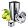 COQUETELEIRA INOX 750ML COM CAIXA CAIPIRINHA BATIDAS BAR