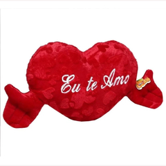 CORACAO DE PELUCIA "EU TE AMO" ANTIALERGICO 40CM FIZZY - comprar online