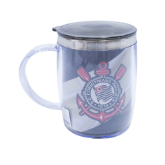 CANECA TERMICA CORINTHIANS 450ML COM TAMPA - MILENO