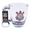 CANECA DE VIDRO CORINTHIANS 350ML COM ABRIDOR DE GARRAFAS