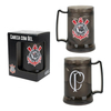 CANECA CORINTHIANS 400ML PRETO ESCUDO GEL CONGELANTE - comprar online