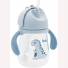 COPO DINO COM ALCA AZUL 240ML - BUBA - Mei-Mei Papelaria - Sempre Presente com Você