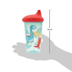 COPO INFANTIL ANTIVAZAMENTO BABY DINOSSAUROS 300ML - BUBA - Mei-Mei Papelaria - Sempre Presente com Você