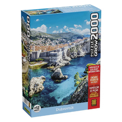 QUEBRA CABEÇA PUZZLE PAISAGEM DE DUBROVNIK 2000 PEÇAS - GROW