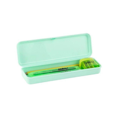 ESTOJO PLASTICO PLUS VERDE PASTEL - MAXCRIL