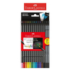 LAPIS DE COR 12 CORES ECOLAPIS SUPERSOFT +2 LAPIS GRAFITE - FABER-CASTELL