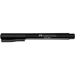 CANETA FINE PEN 0.4 PRETO - FABER CASTELL - comprar online