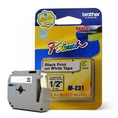 FITA PARA ROTULADOR M-231 BRANCA - BROTHER