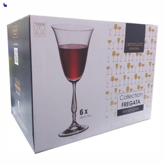 JOGO DE TACAS PARA VINHO 6 PEÇAS 250ML COLLECTION FREGATA - FULL FIT - comprar online