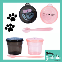 SET POTINHOS COLHER GATINHA - UATT - comprar online