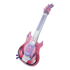 GUITARRA DE BRINQUEDO ROCK STAR ROSA - ZOOP TOYS - comprar online