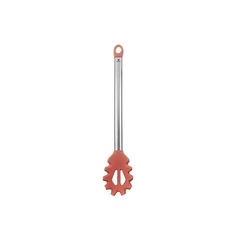 CONJUNTO DE UTENSILIOS TRENDY COM 4 PEÇAS EM AÇO INOX E SILICONE ROSA - HERCULES na internet